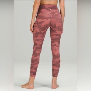 Lulu Align High-Rise Pant 25” Heritage 365 Camo Brier Rose Multi W5DMTS Nulu 4